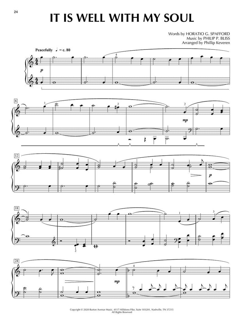 Piano Calm: Prayer for Piano Soloist arr. Phillip Keveren