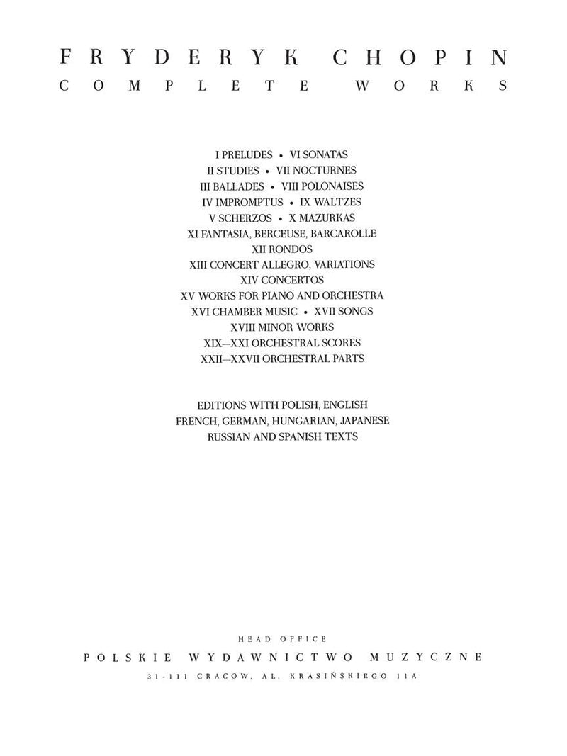 Chopin: Complete Works Vol. XI - Fantasia, Berceuse & Barcarolle
