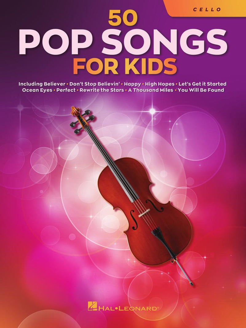 50 Pop Songs for Kids for Cello