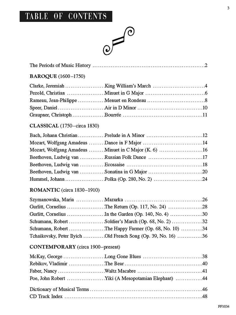 Developing Artist Piano Literature, Book 2