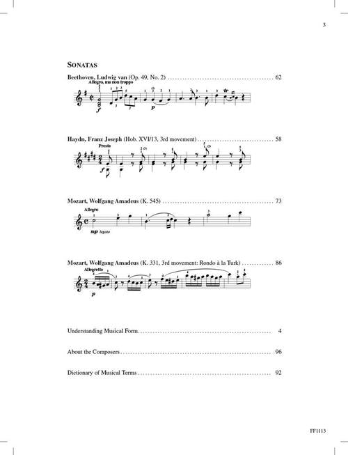 Developing Artist Piano Sonatinas, Book 4