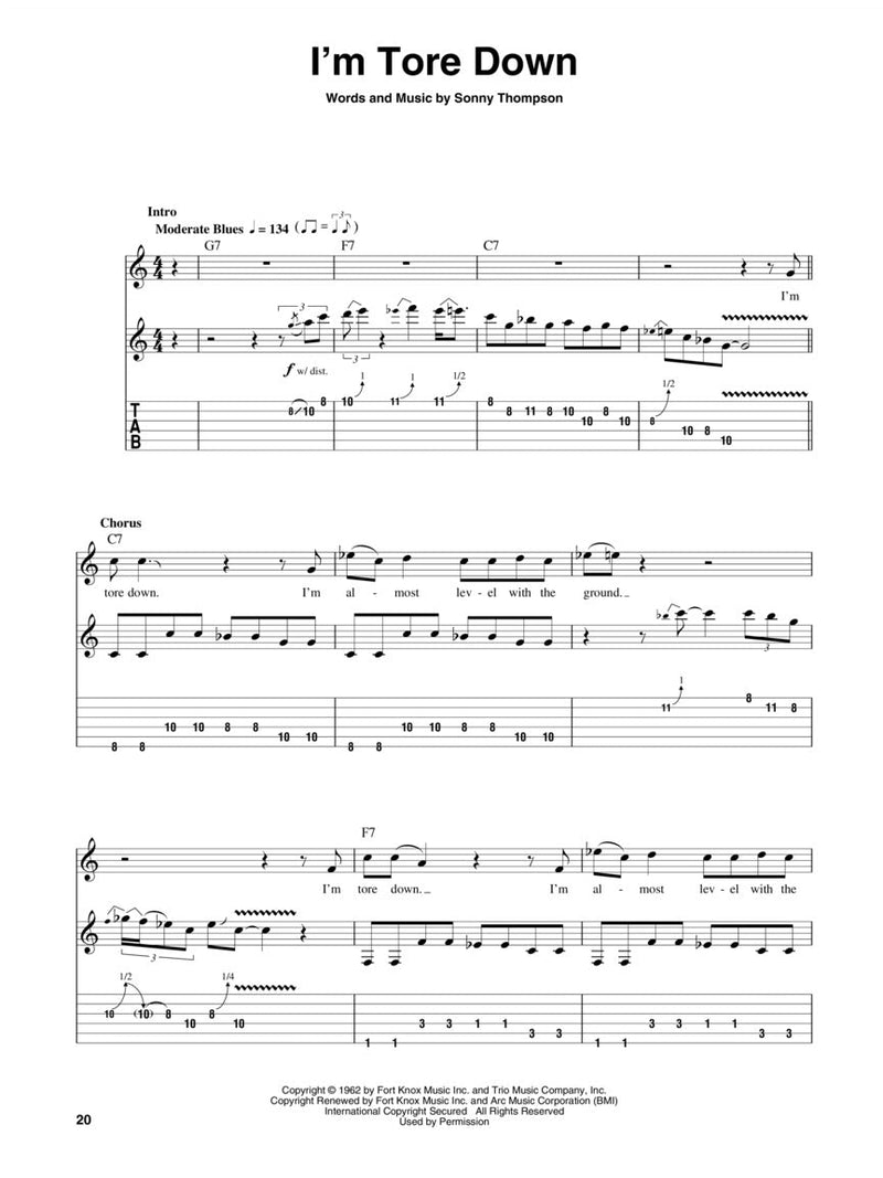 Blues Guitar Play-Along Volume 7