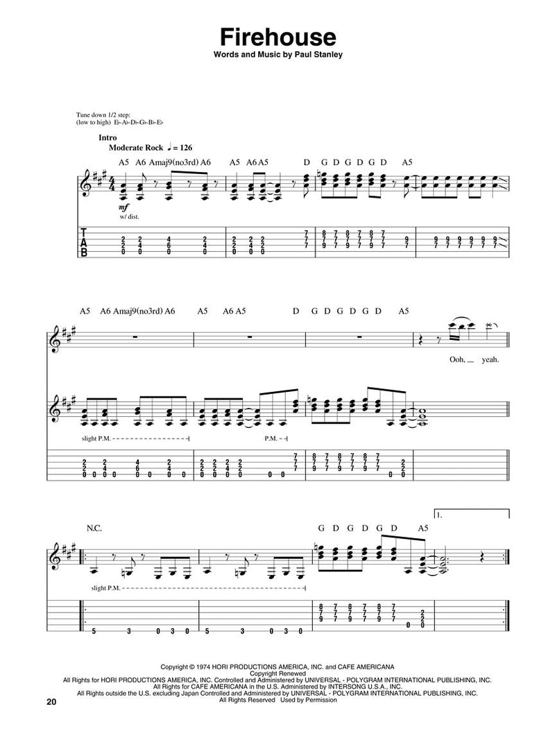 Kiss Guitar Play-Along