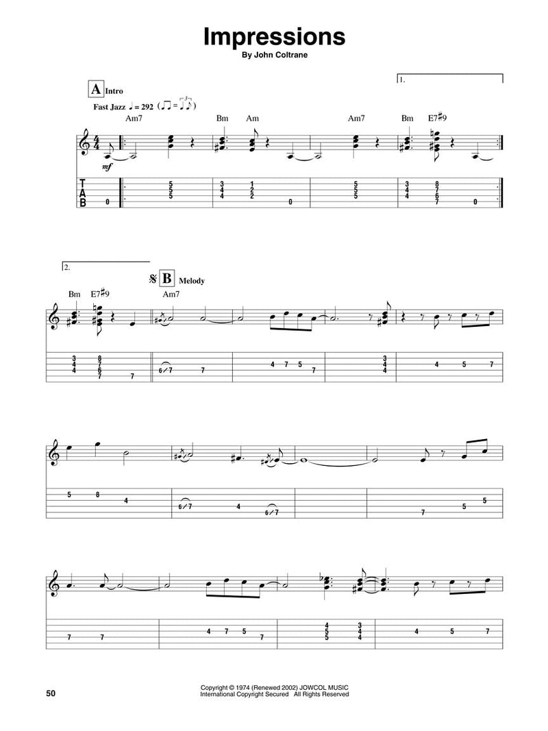 Jazz Greats Guitar Play-Along