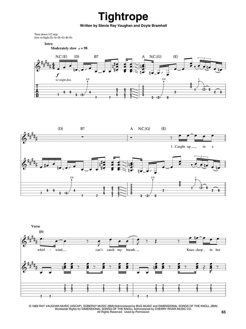 Stevie Ray Vaughan Guitar Play-Along