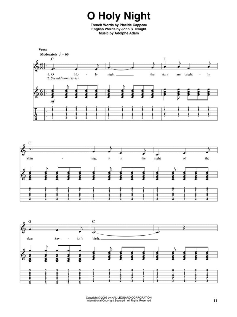 Christmas Carols Guitar Play-Along