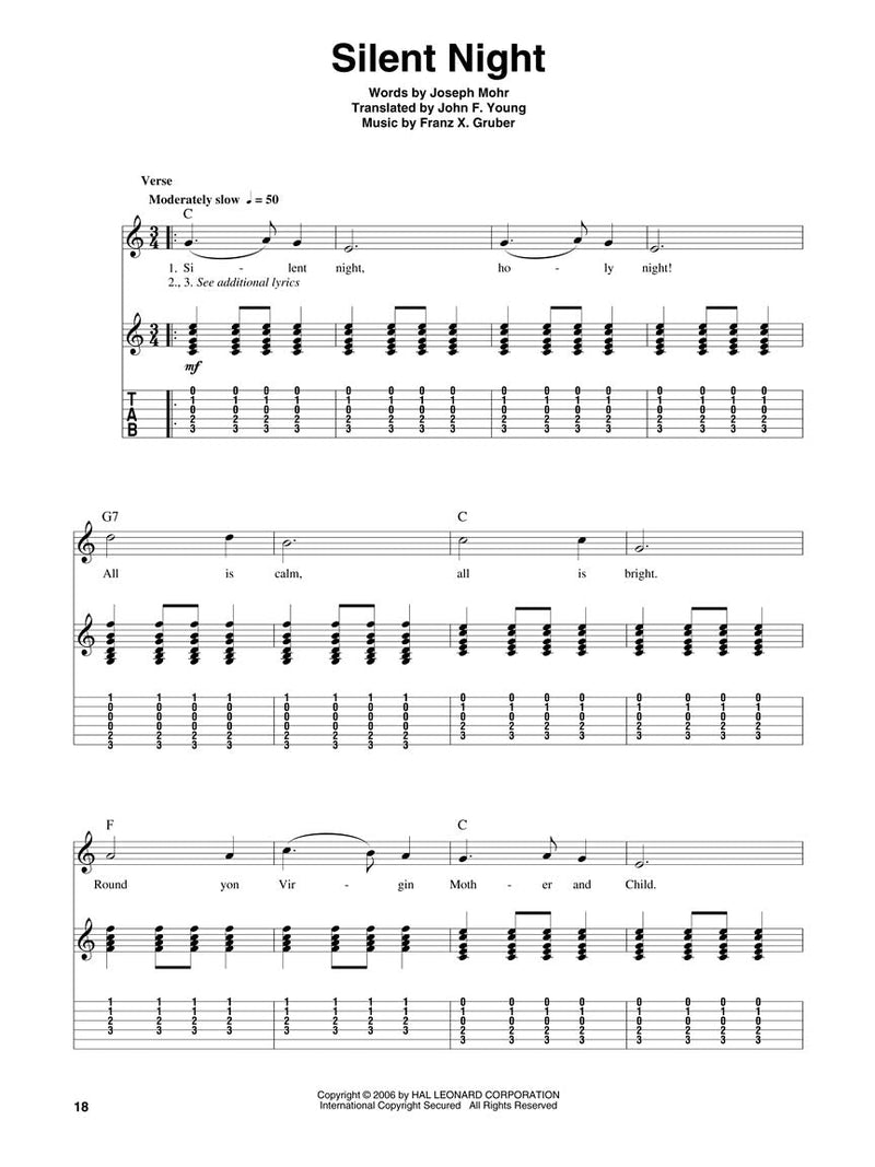 Christmas Carols Guitar Play-Along