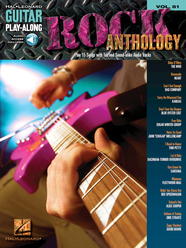 Rock Anthology Guitar Play-Along