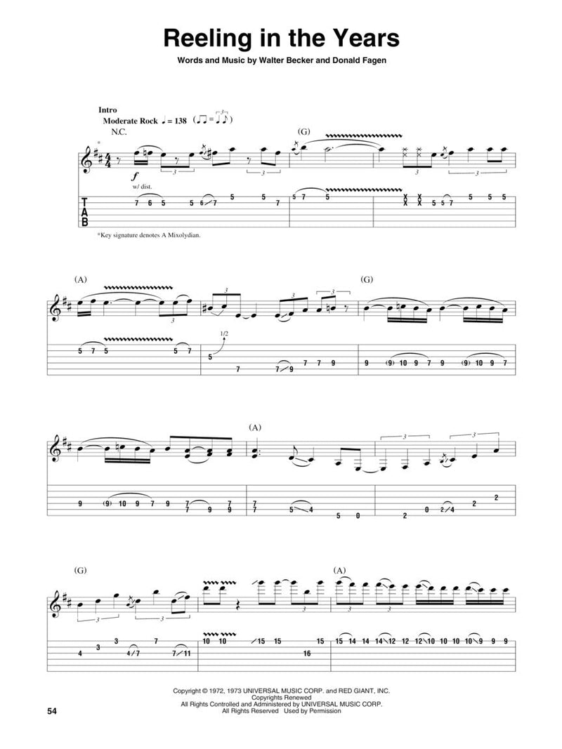 Steely Dan Guitar Play-Along