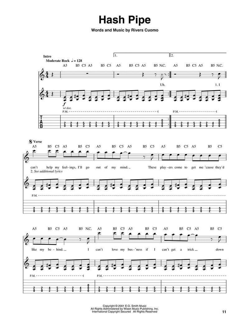 Weezer Guitar Play-Along