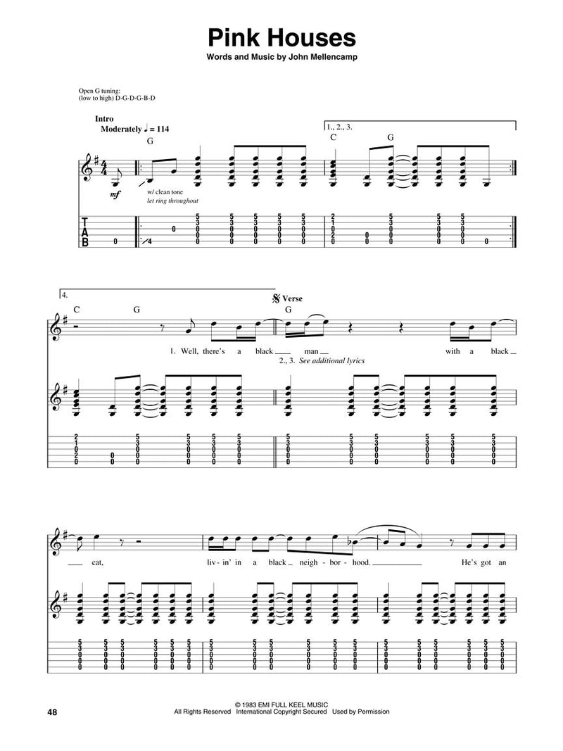 John Mellencamp Guitar Play-Along