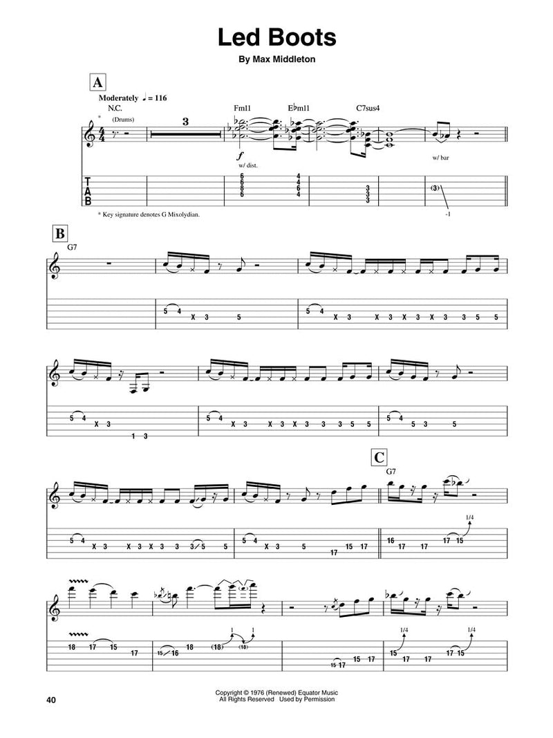 Jeff Beck Guitar Play-Along