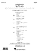Highlights from Moana - arr. Johnnie Vinson (Concert Band Grade 2-3)