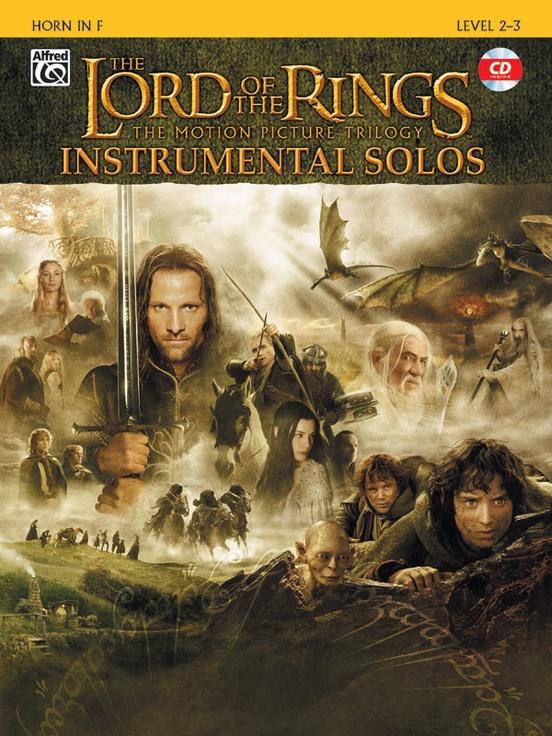 Lord of the Rings Instrumental Solos for Horn Bk/CD
