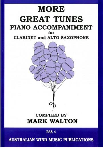 More Great Tunes - Piano Acc. for Clarinet & Alto Sax