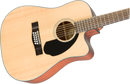 Fender CD-60SCE Dreadnought 12-String Acoustic, Walnut Fingerboard, Natural