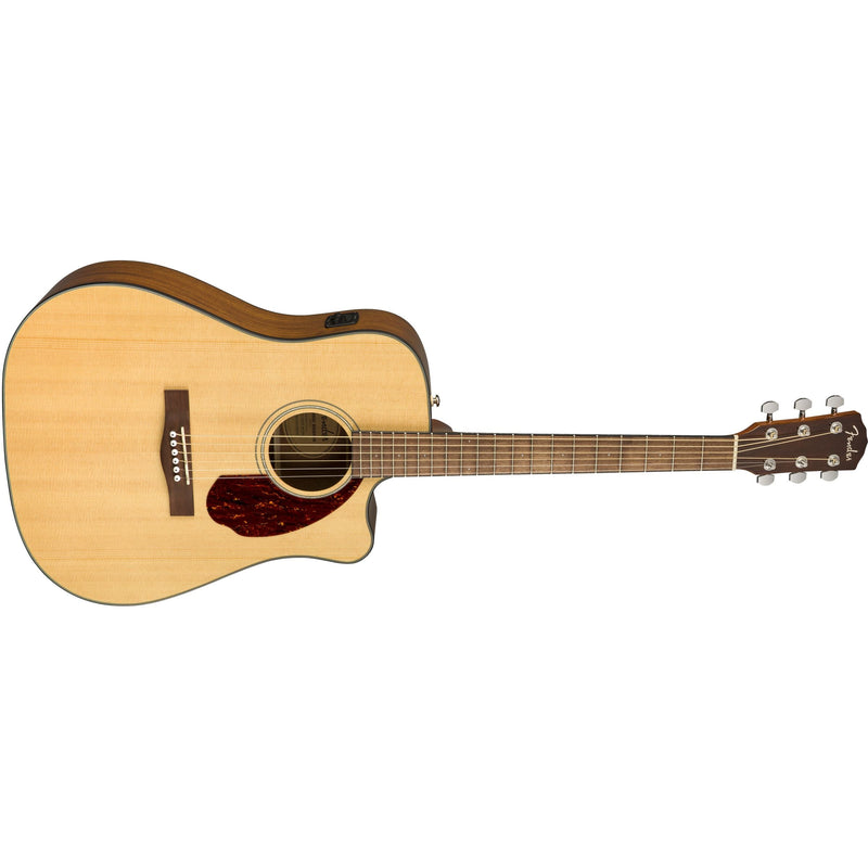Fender CD-140SCE Acoustic-Electric Guitar, Natural w/ Hardcase