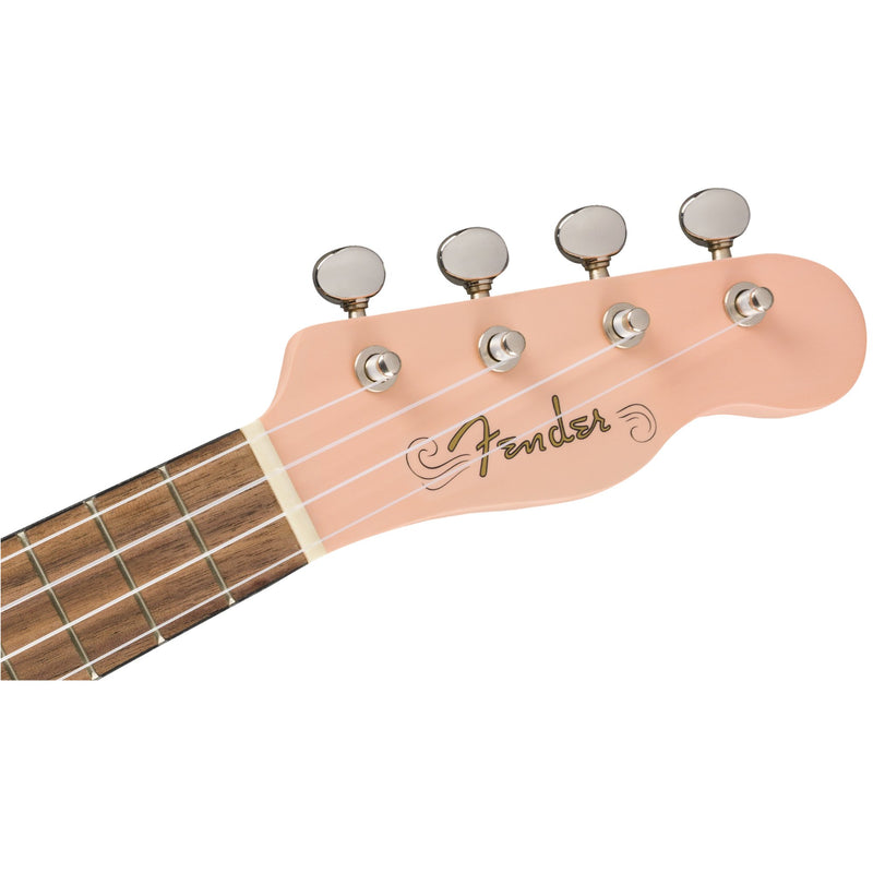 Fender Venice Soprano Uke, Shell Pink