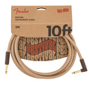 Fender Angled Festival Instrument Cable, Pure Hemp