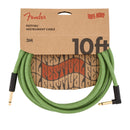 Fender Angled Festival Instrument Cable, Pure Hemp