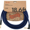 Fender Angled Festival Instrument Cable, Pure Hemp