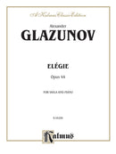 Glazunov: Elegie for Viola, Op. 44