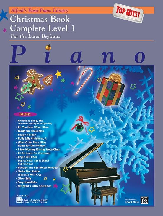 Alfred's Basic Piano Library: Top Hits Christmas Book Complete 1