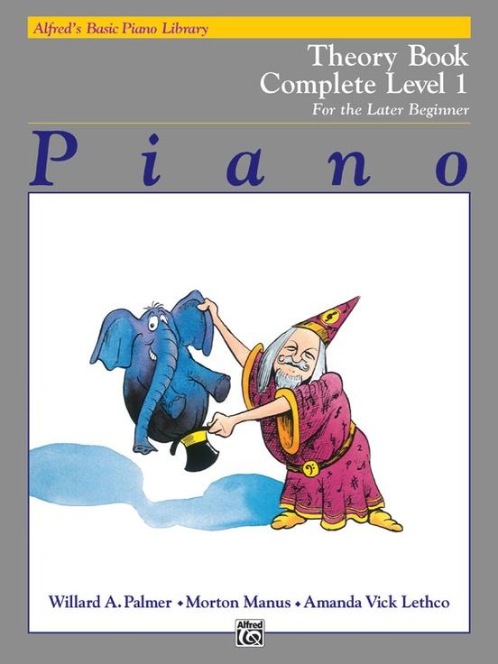 Alfred's Basic Piano Library: Theory Book Complete 1