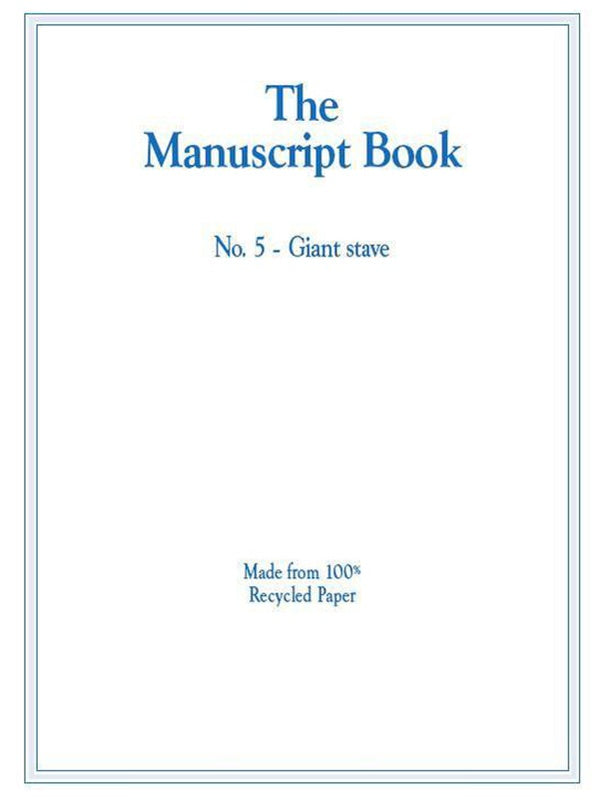 The Manuscript Book 5 - Giant Stave, Recycled paper