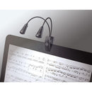 K&M 12244 Music Stand Light, Double2 LED FlexLight