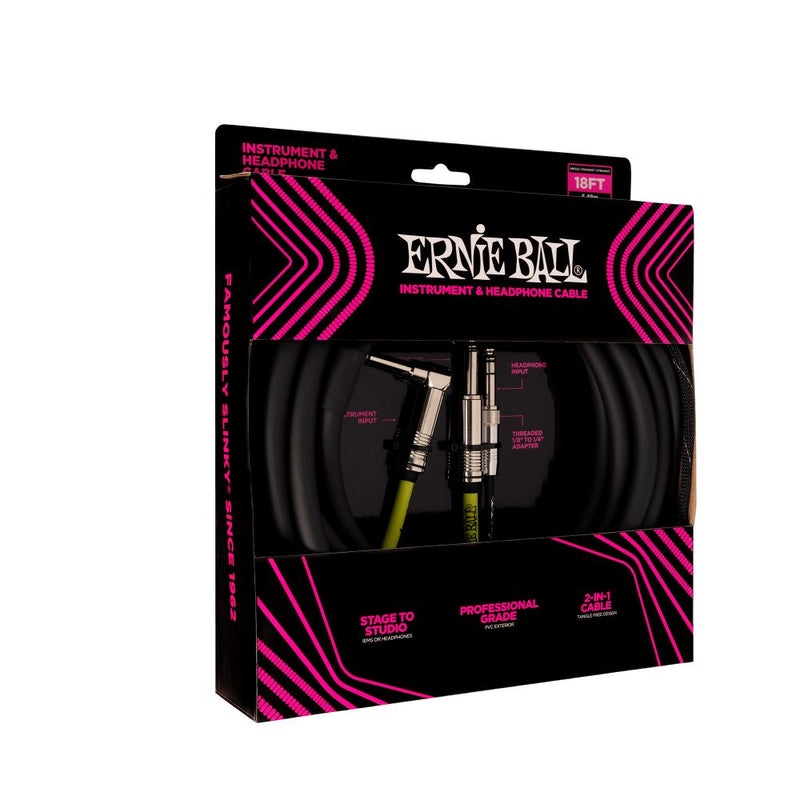 Ernie Ball Instrument & Headphone Cable