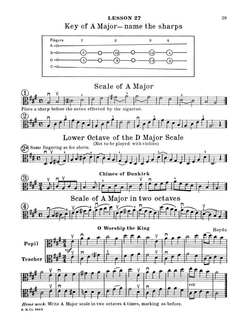 A Tune A Day for Viola Book 2