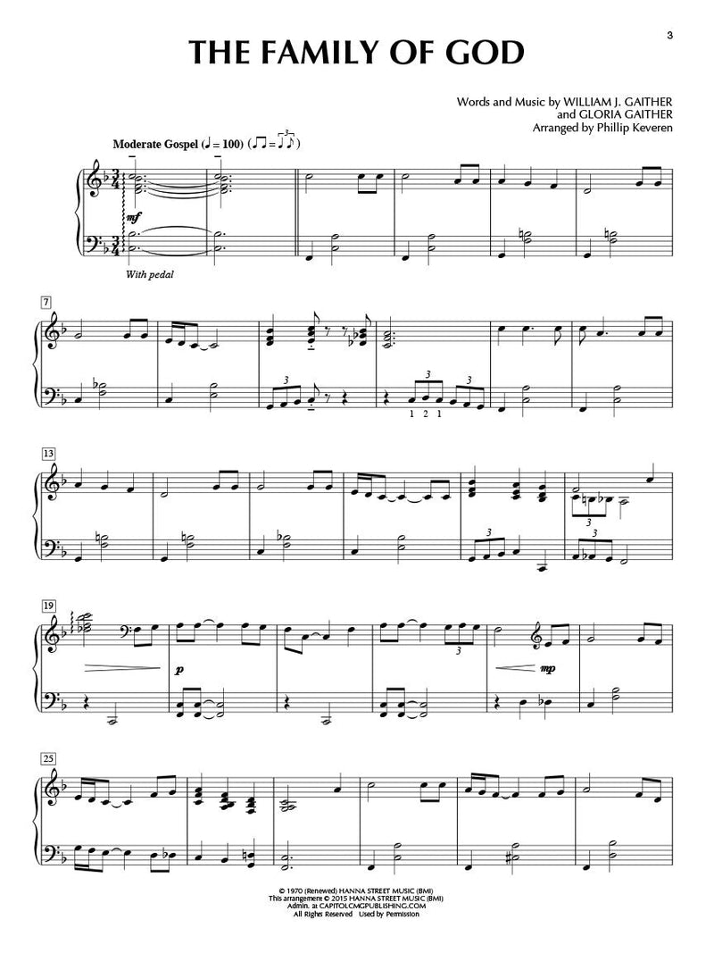 Gospel Greats For Piano Solo arr. Phillip Keveren