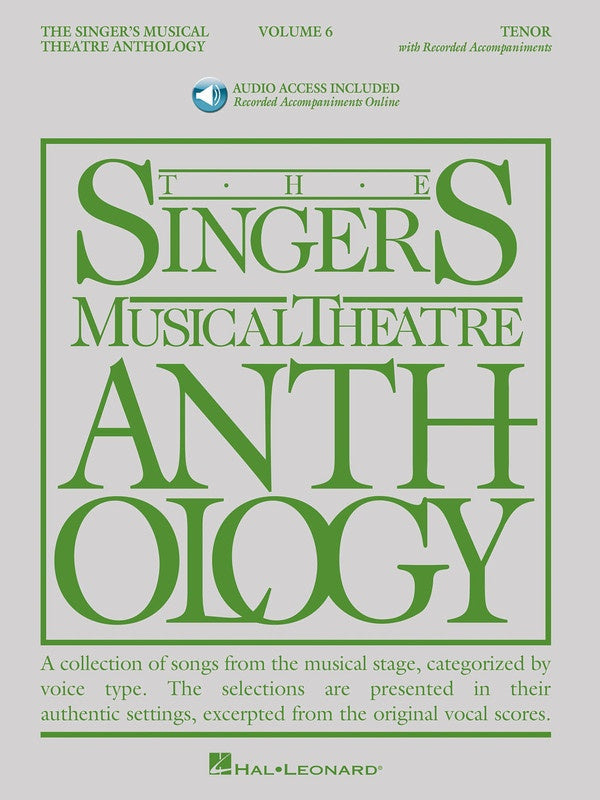 The Singer's Musical Theatre Anthology Vol.6 - Tenor