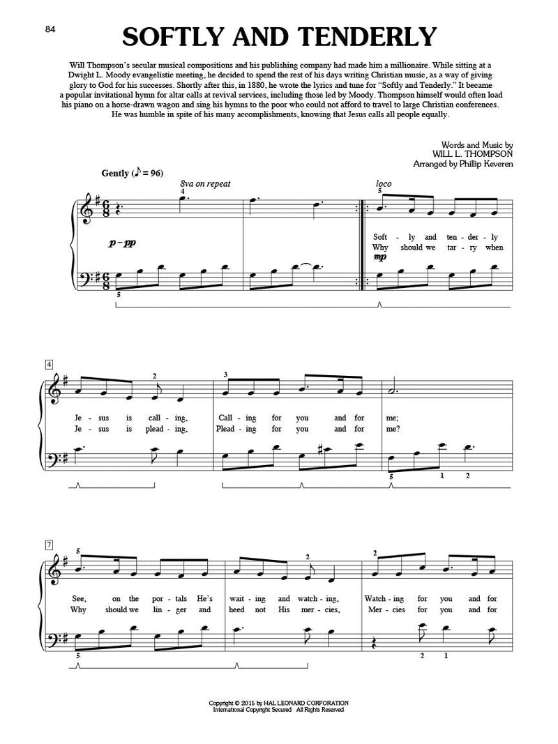 Weekly Worship for Easy Piano arr. Phillip Keveren