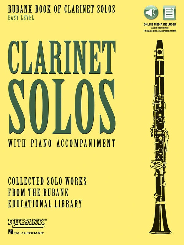 Rubank Book of Clarinet Solos - Easy Level