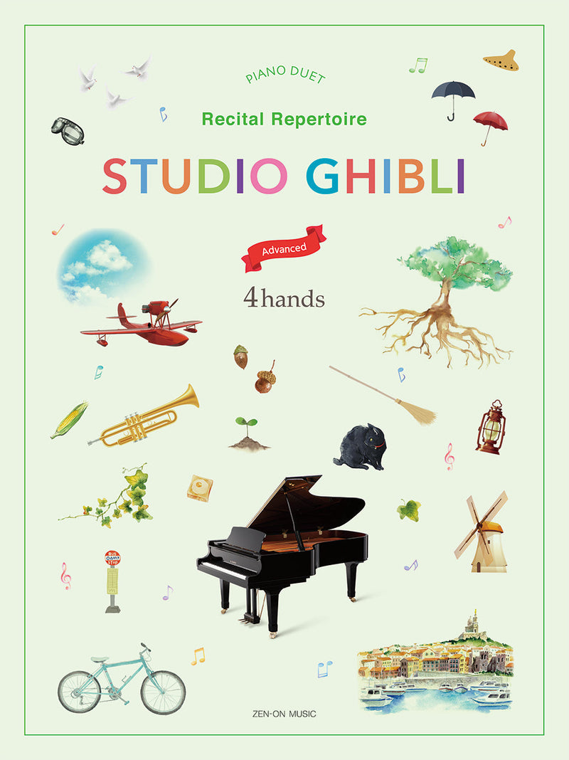 Studio Ghibli Recital Repertoire for Piano Duet, Advanced