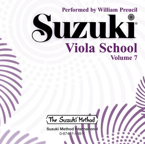 Suzuki Viola School Volume 7, CD Only