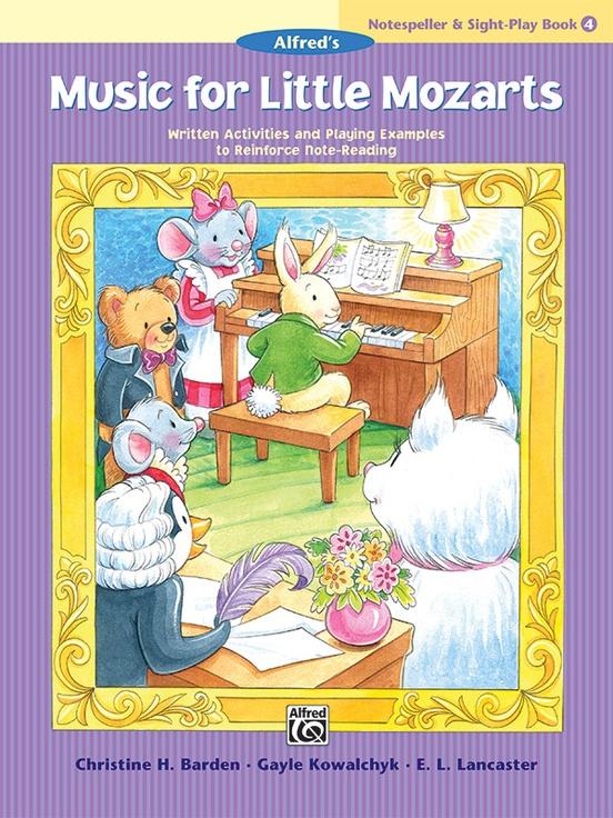 Music for Little Mozarts Notespeller Book 4