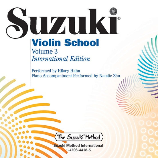 Suzuki Violin School Volume 3 CD Only