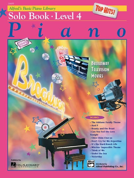 Alfred's Basic Piano Library: Top Hits Solo Book 4 Bk-CD