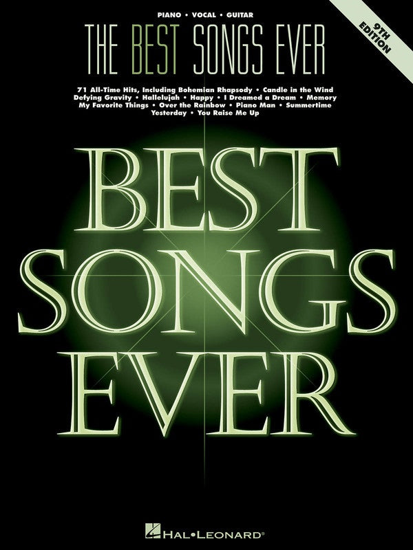 The Best Songs Ever - 9th Edition  PVG