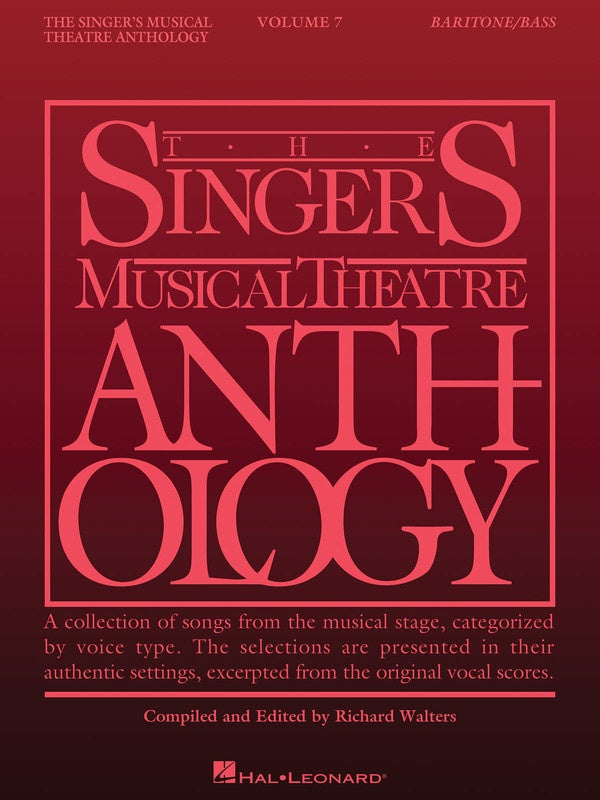 The Singer's Musical Theatre Anthology Vol.7 - Baritone/ Bass