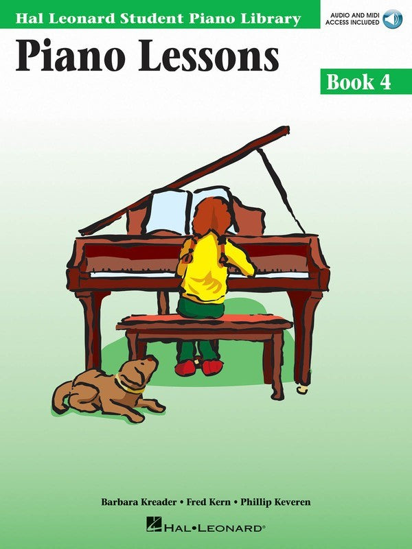 Piano Lessons - Book 4 - with Audio Access