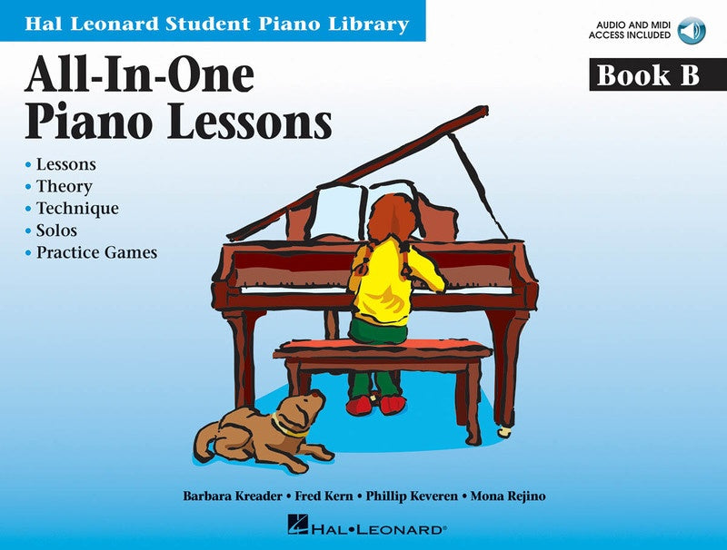 All-in-One Piano Lessons Book B