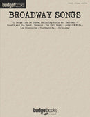 Budget Books: Broadway Songs PVG