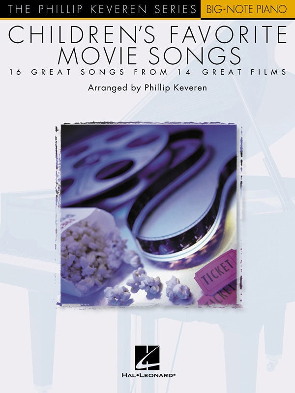 Children's Favorite Movie Songs for Big-Note Piano arr. Phillip Keveren