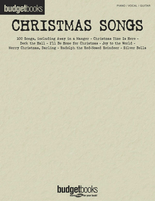 Budget Books: Christmas Songs PVG