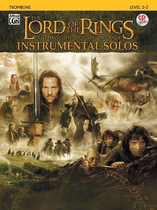 Lord of the Rings Instrumental Solos for Trombone Bk/CD
