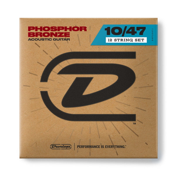 Dunlop Phosphor Bronze 12-String Acoustic Guitar Strings